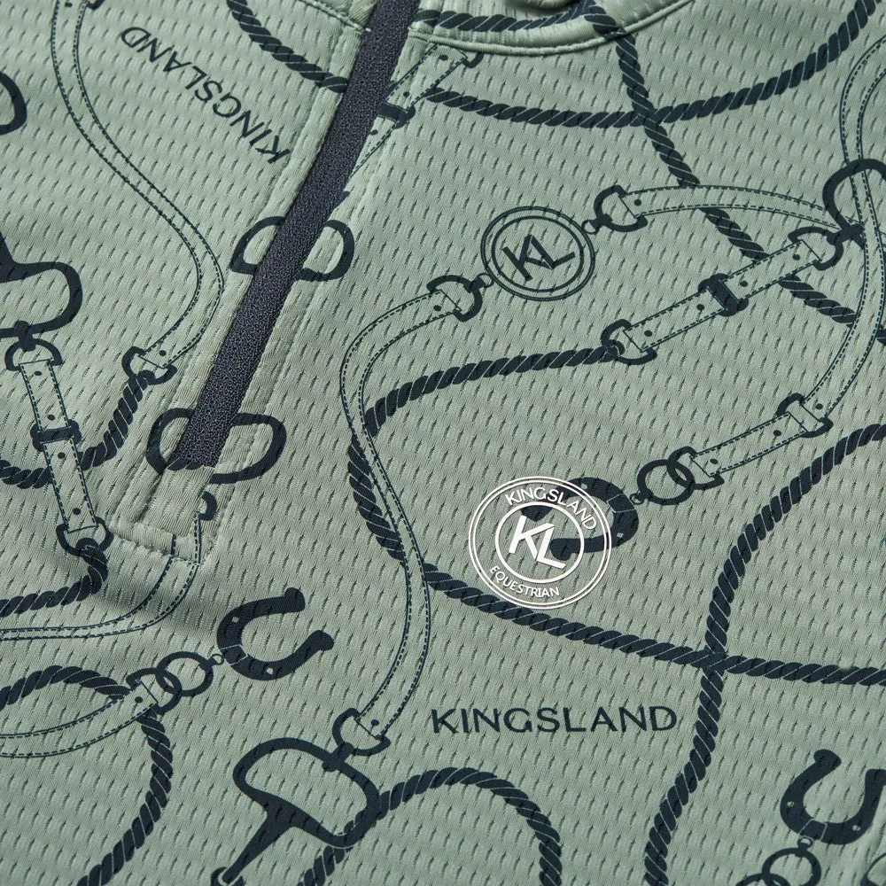 Kingsland KLLarissa træningst-shirt mesh grøn åndbar
