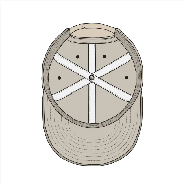 C2E Thames Twill Kasket Sandshell Justerbar