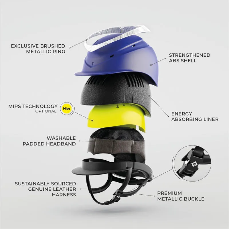 Charles Owen Halo Mips ridehjelm sort mat