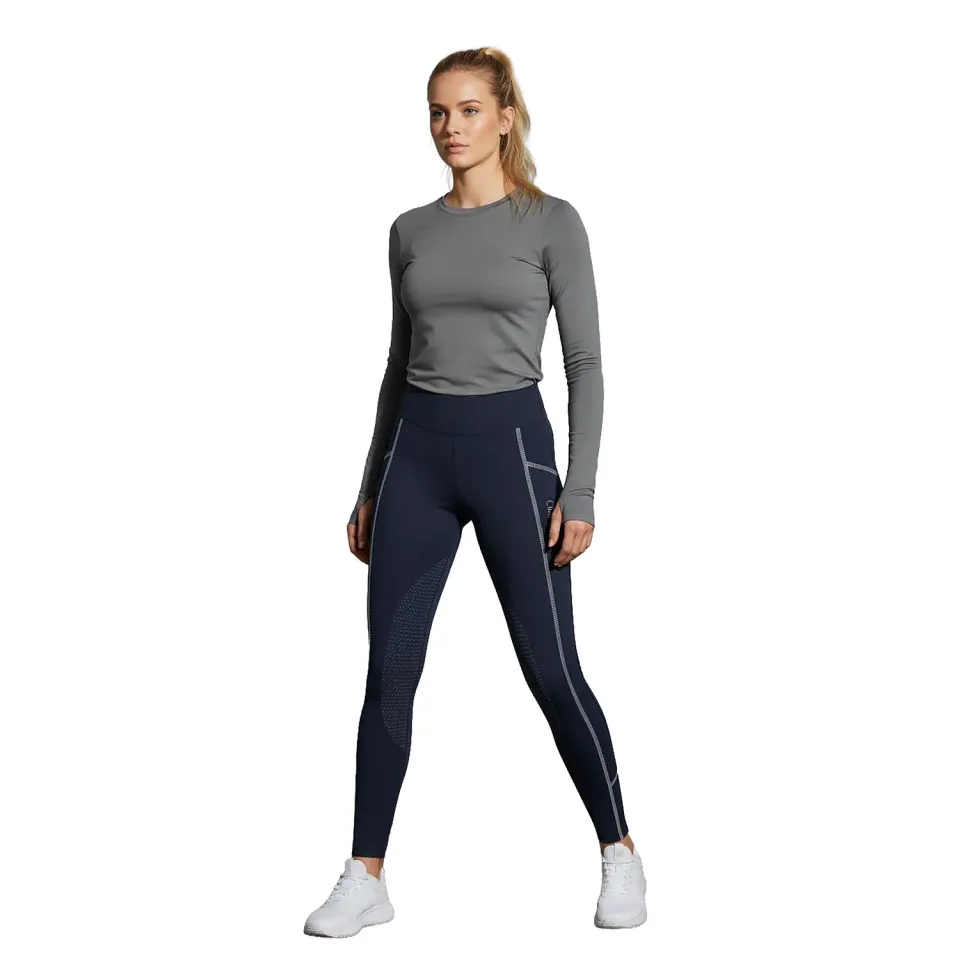 C2E Guadalupe ridetights navy fullgrip topo