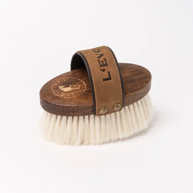 L'Evoine glansbørste gedehår 4 cm charcoal