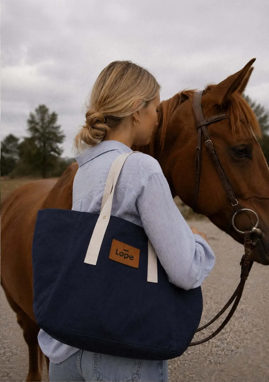 LOPE Tote staldtaske midnight blue 900D