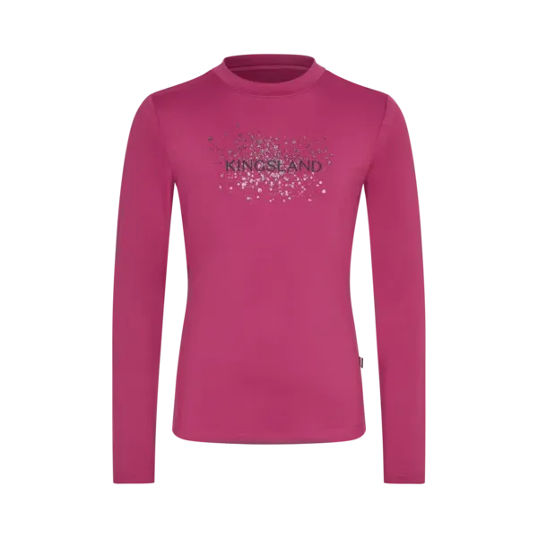 Kingsland KLMadeline træningsbluse junior pink stretch