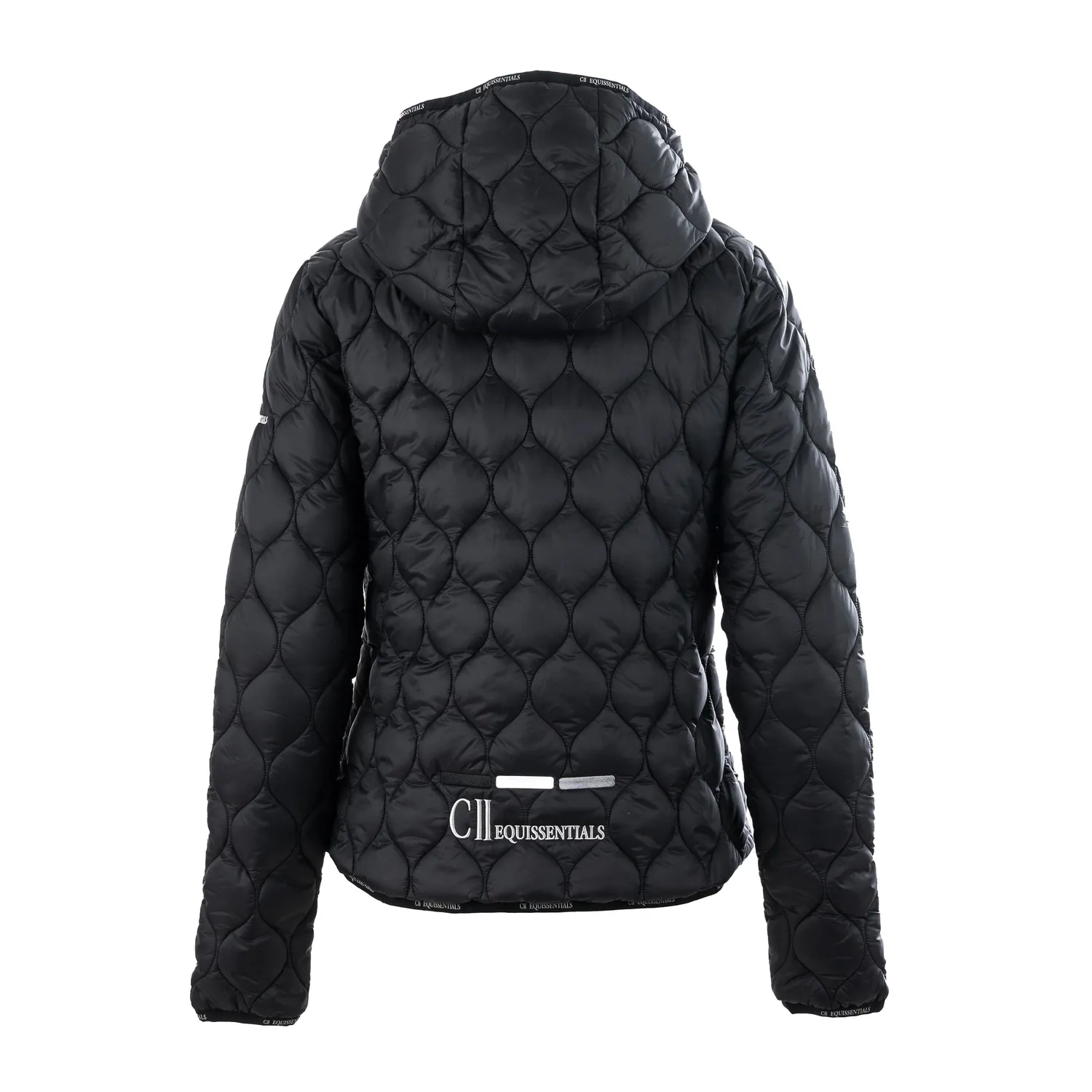 C2E Berkley quiltet jakke sort dame varm