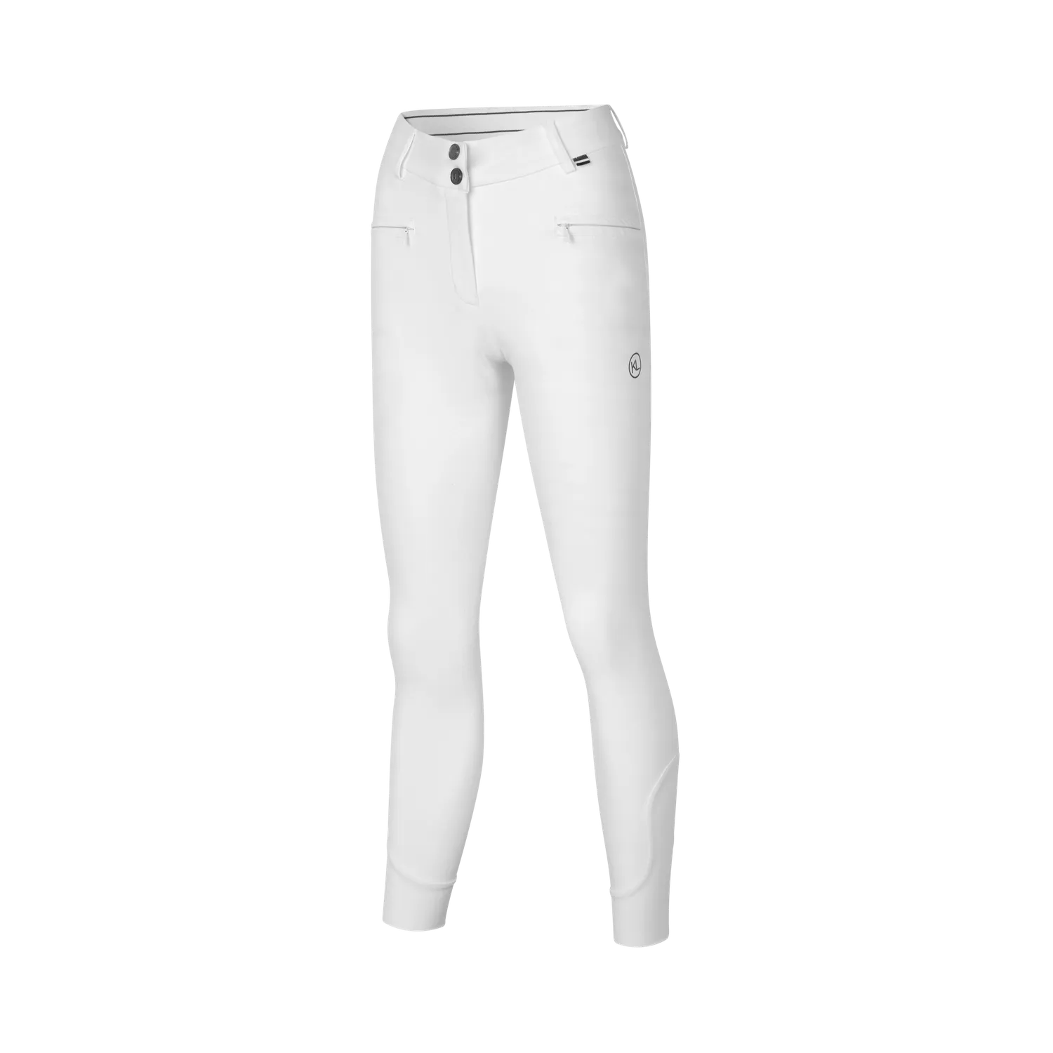 Kingsland KLKerry ridebukser hvid F-grip H-form