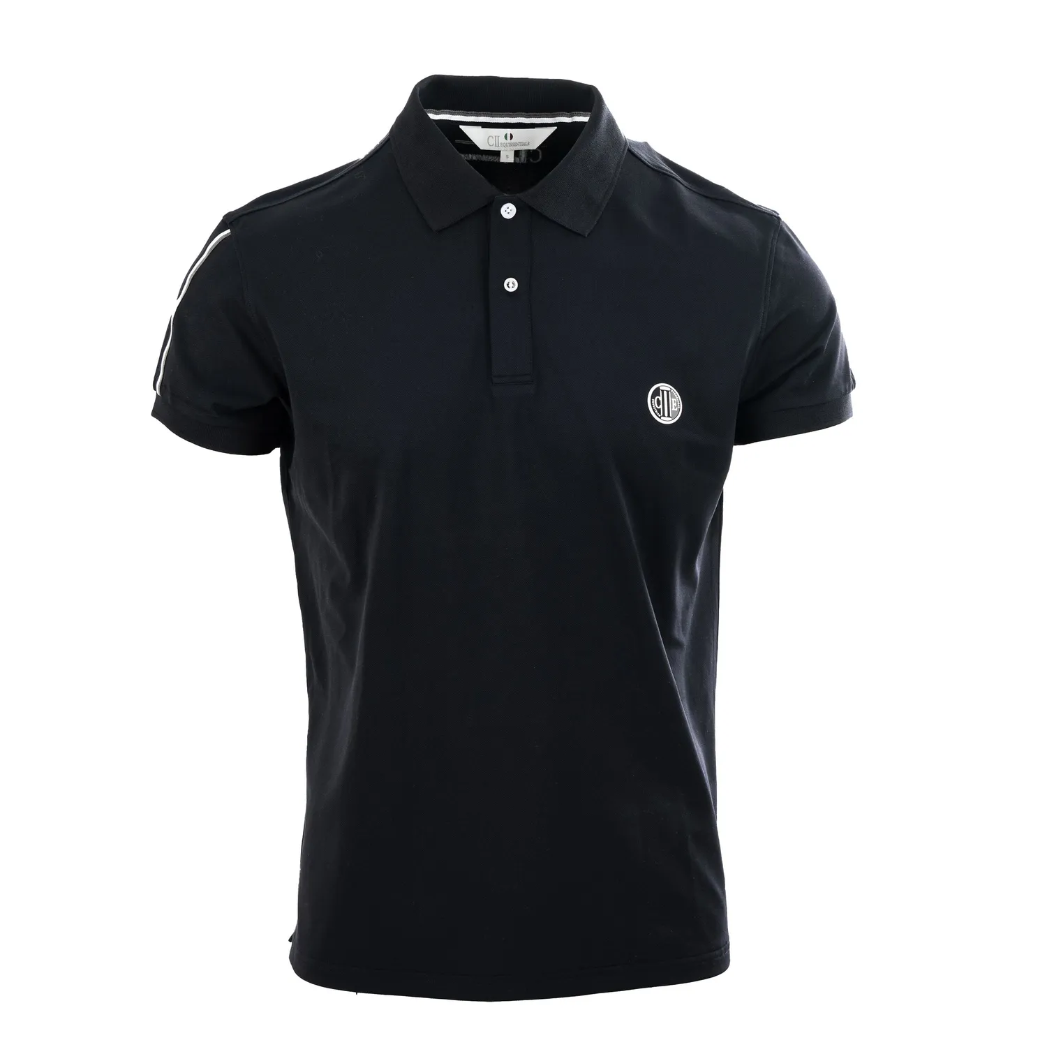 C2E Midtown Poloneck Pique poloshirt sort quickdry