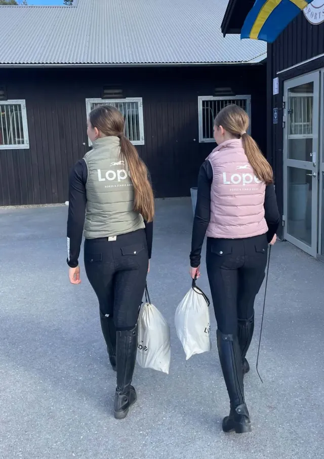 LOPE Team ridvest junior puderrosa dun varm