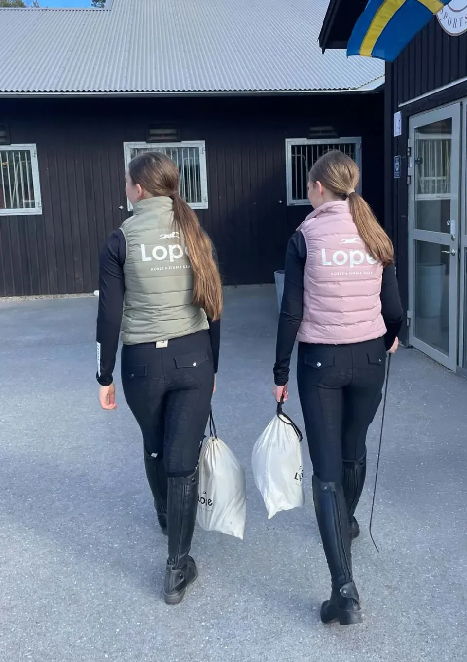 LOPE Team ridvest junior puderrosa dun varm