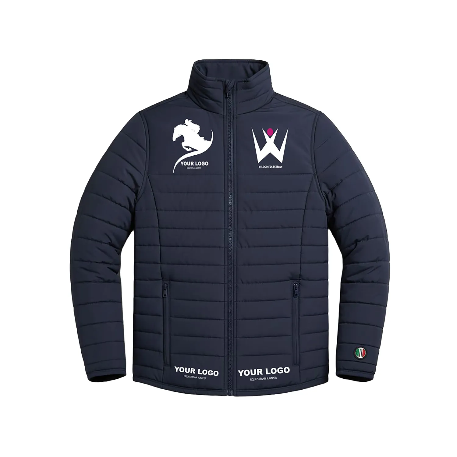 C2E Redlands Unisex Ridejakke Navy Let Isoleret