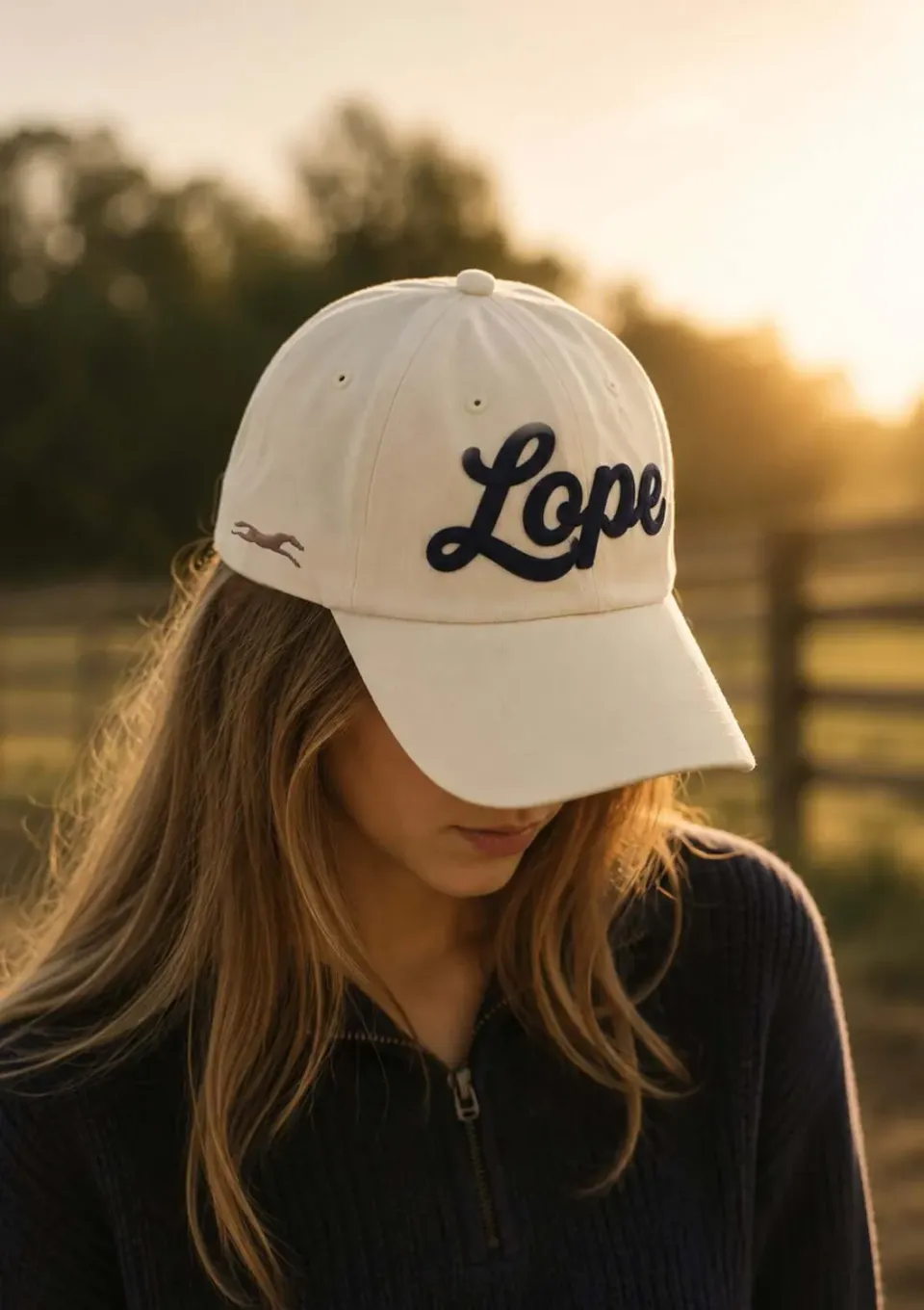 Lope Heritage Cap kasket cream i bomuldstwill