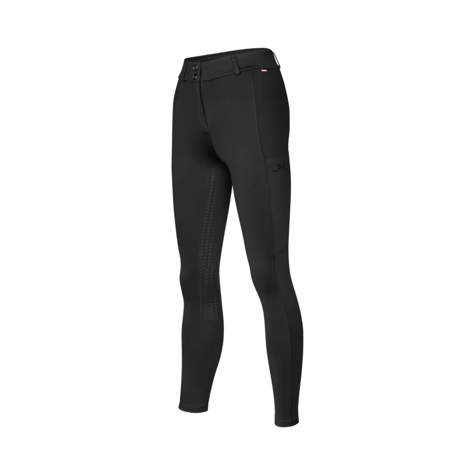 Kingsland KLKaya ridebukser full-grip sort str. 38 tætsiddende