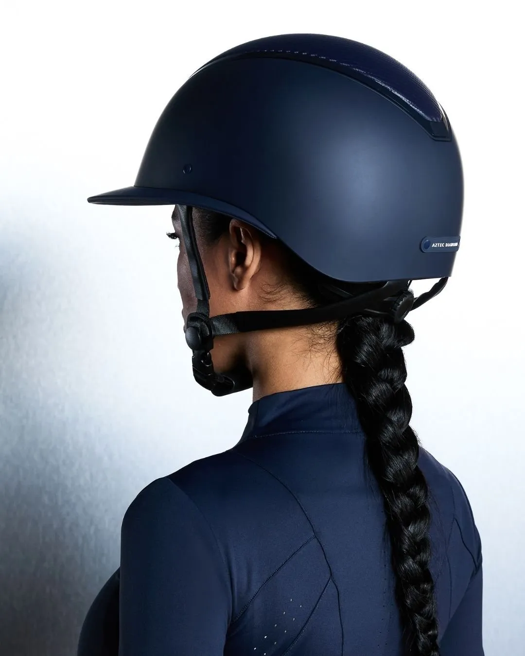 Charles Owen Aztec Diamond Kylo ridehjelm medium navy
