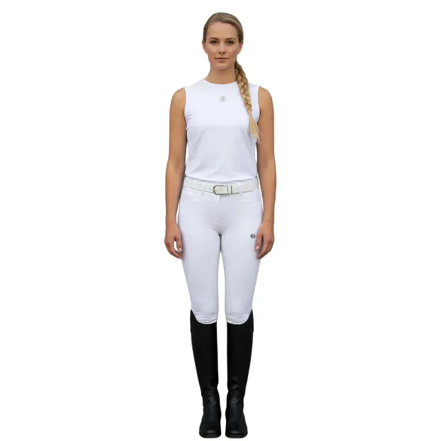 C2E Kew Garden singlet hvid glitter dame