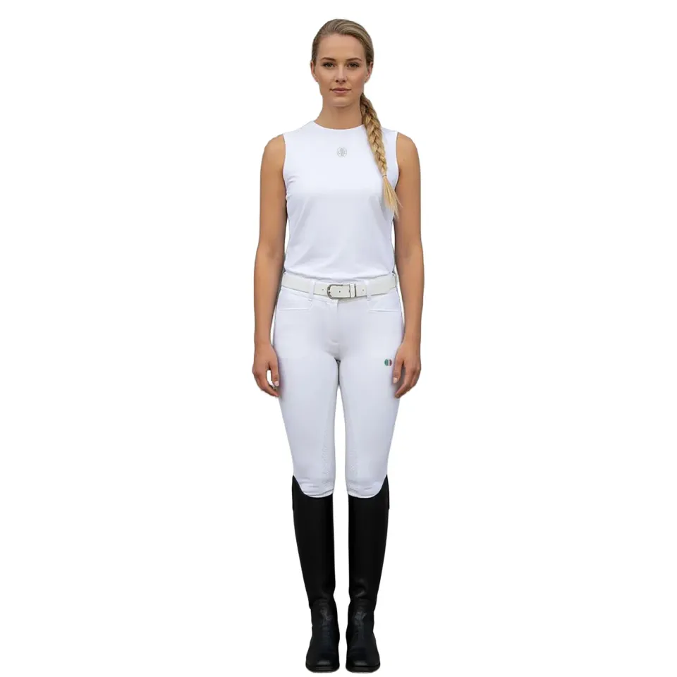 C2E Kew Garden singlet hvid glitter dame
