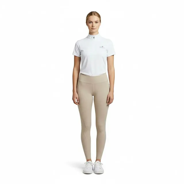 C2E Waterloo ridetights dame beige fullgrip