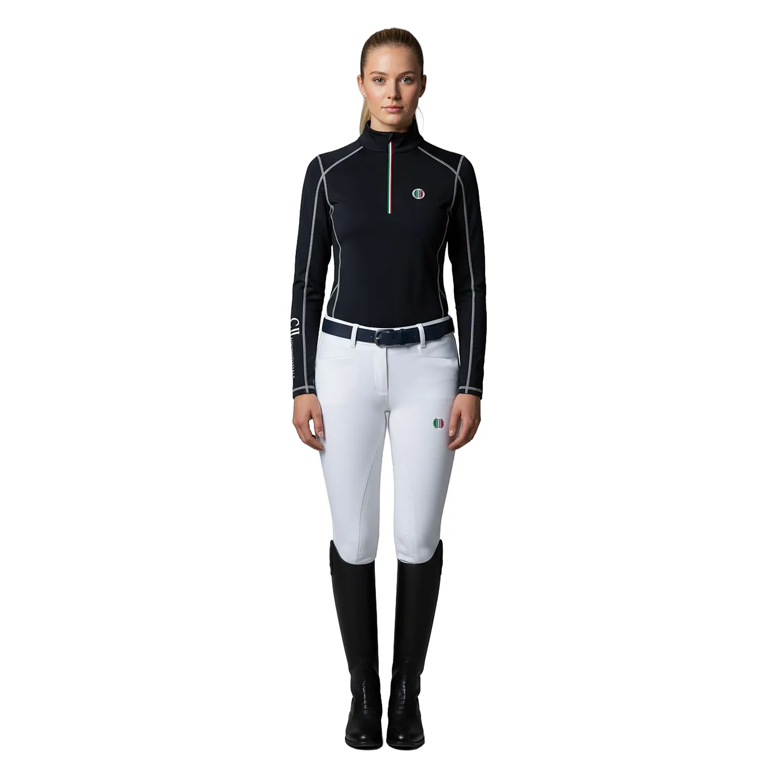 C2E Anaheim Langærmet Træningsbluse Navy Dry