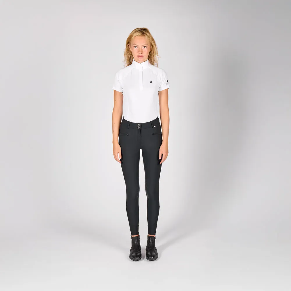 Kingsland KLKerry ridebukser hvid F-grip H-form