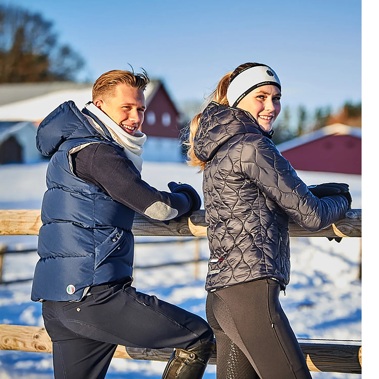 C2E Irvine halsedisse fleece offwhite varm