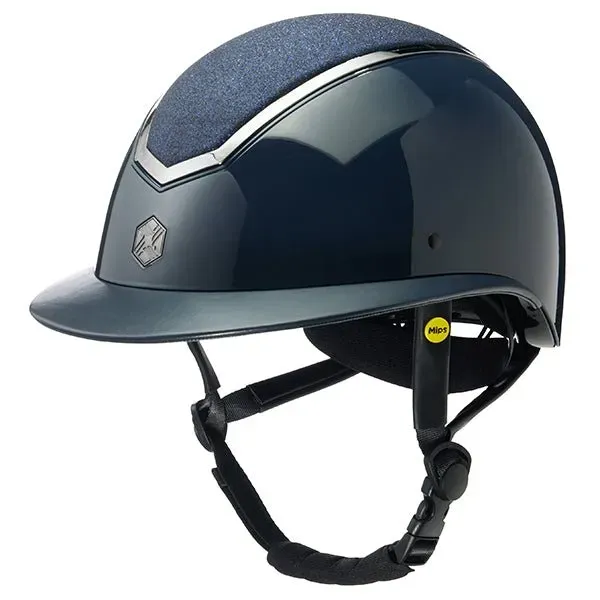 Charles Owen Kylo ridehjelm navy mat Medium Mips