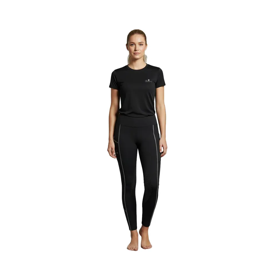 C2E Guadalupe ridetights sort fullgrip dame
