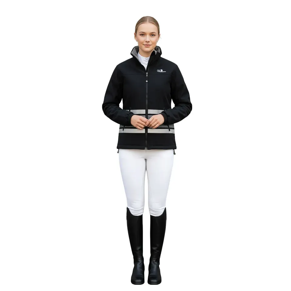C2E Allensworth staldjakke sort unisex vandtæt