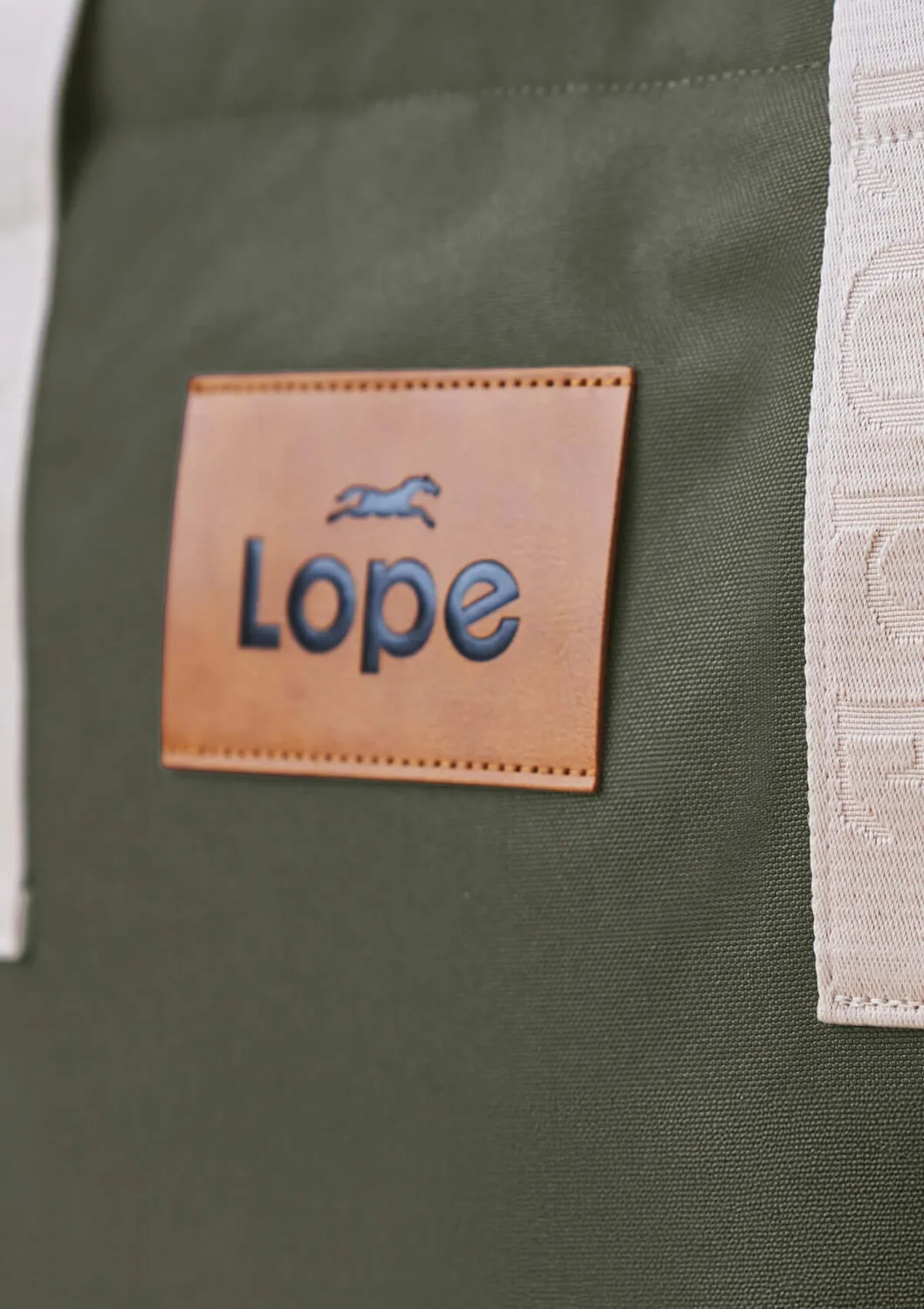 LOPE Tote staldtaske grøngrå 900D