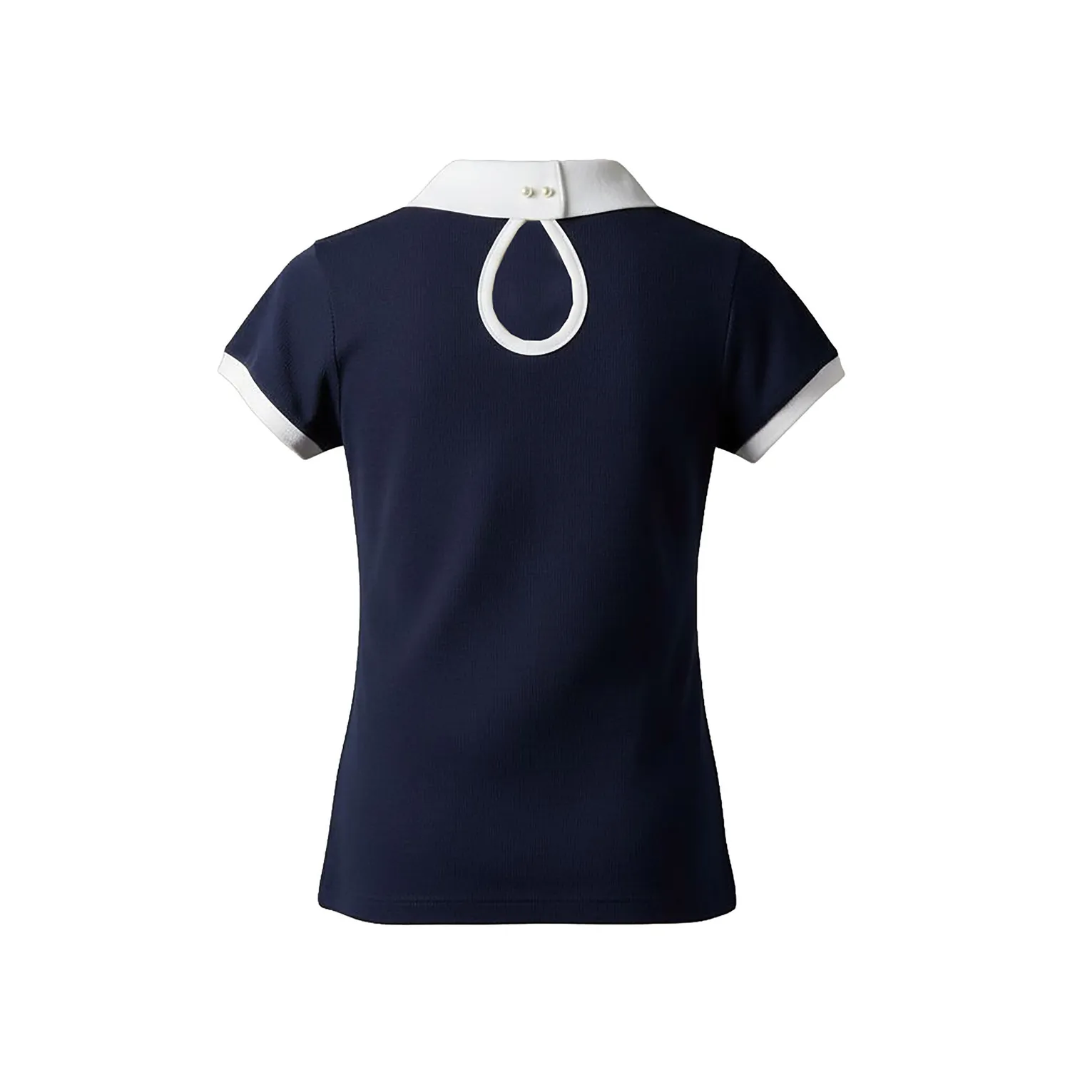 C2E Holborn stævneskjorte navy black iris kortærmet