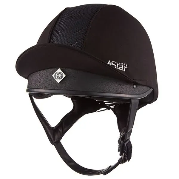 Charles Owen 4 Star skull cap 57 sort terræn