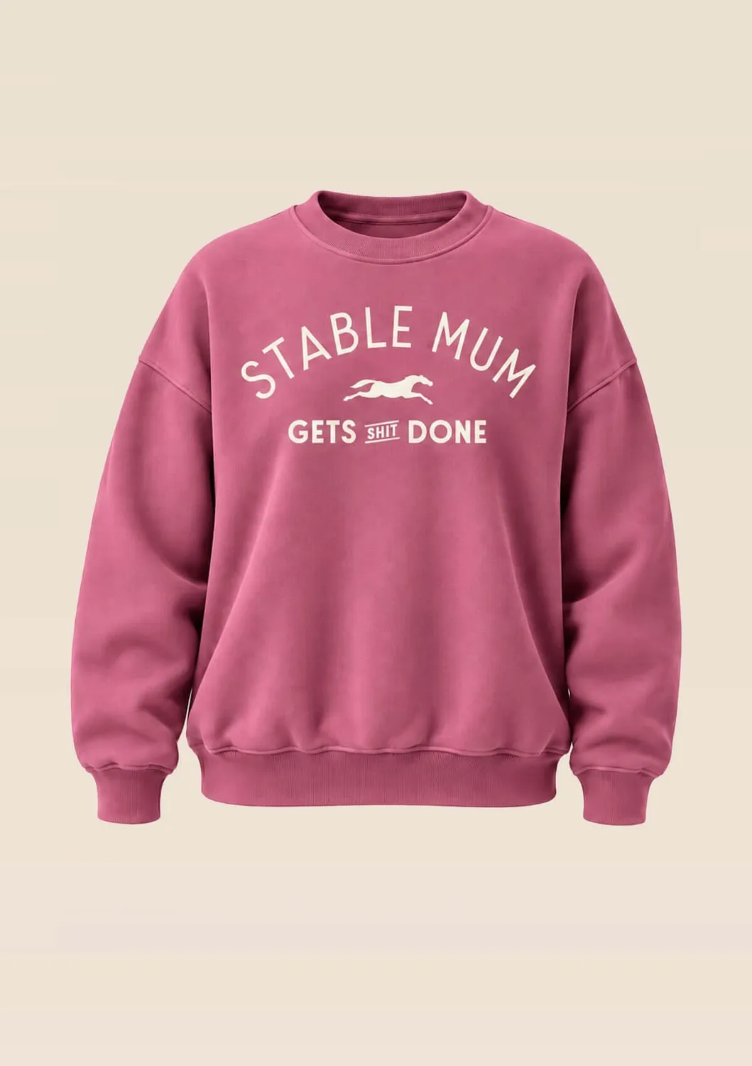 LOPE Stable Mum sweatshirt varm pink oversized