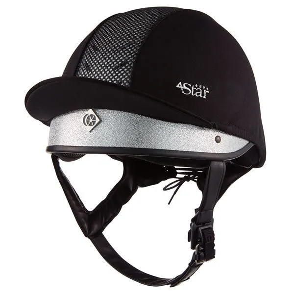 Charles Owen 4 Star skull cap 57 sort terræn