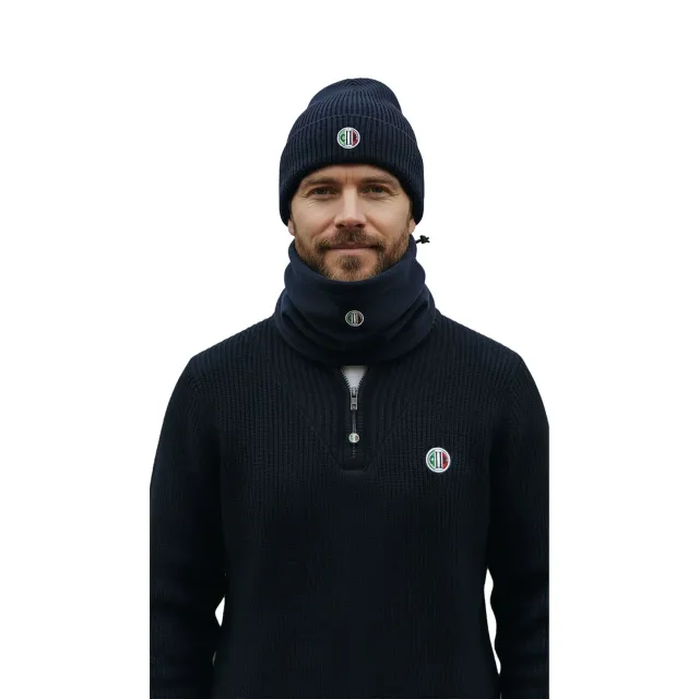 C2E Irvine Fleece halsedisse navy one size polarfleece