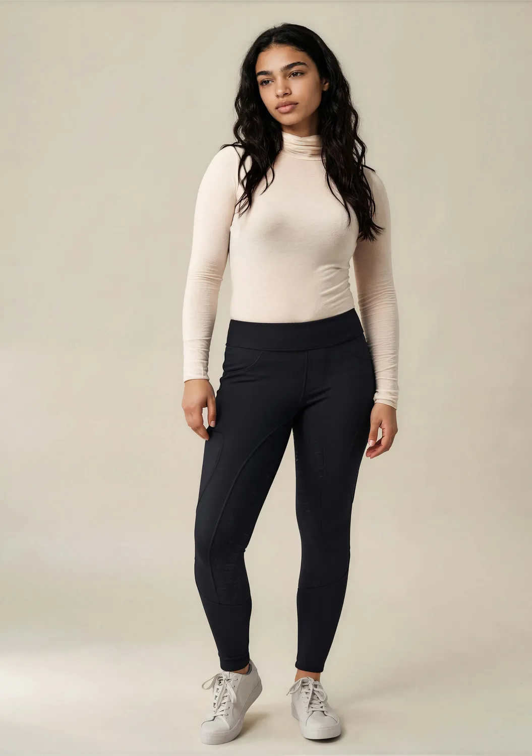 Lope The Flow Winter ridebukser sort med fleece