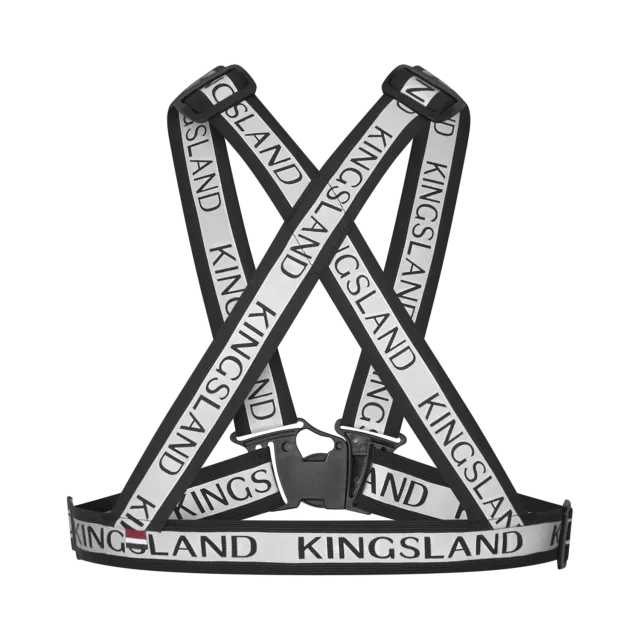 Kingsland Classic refleksvest sort onesize synlig