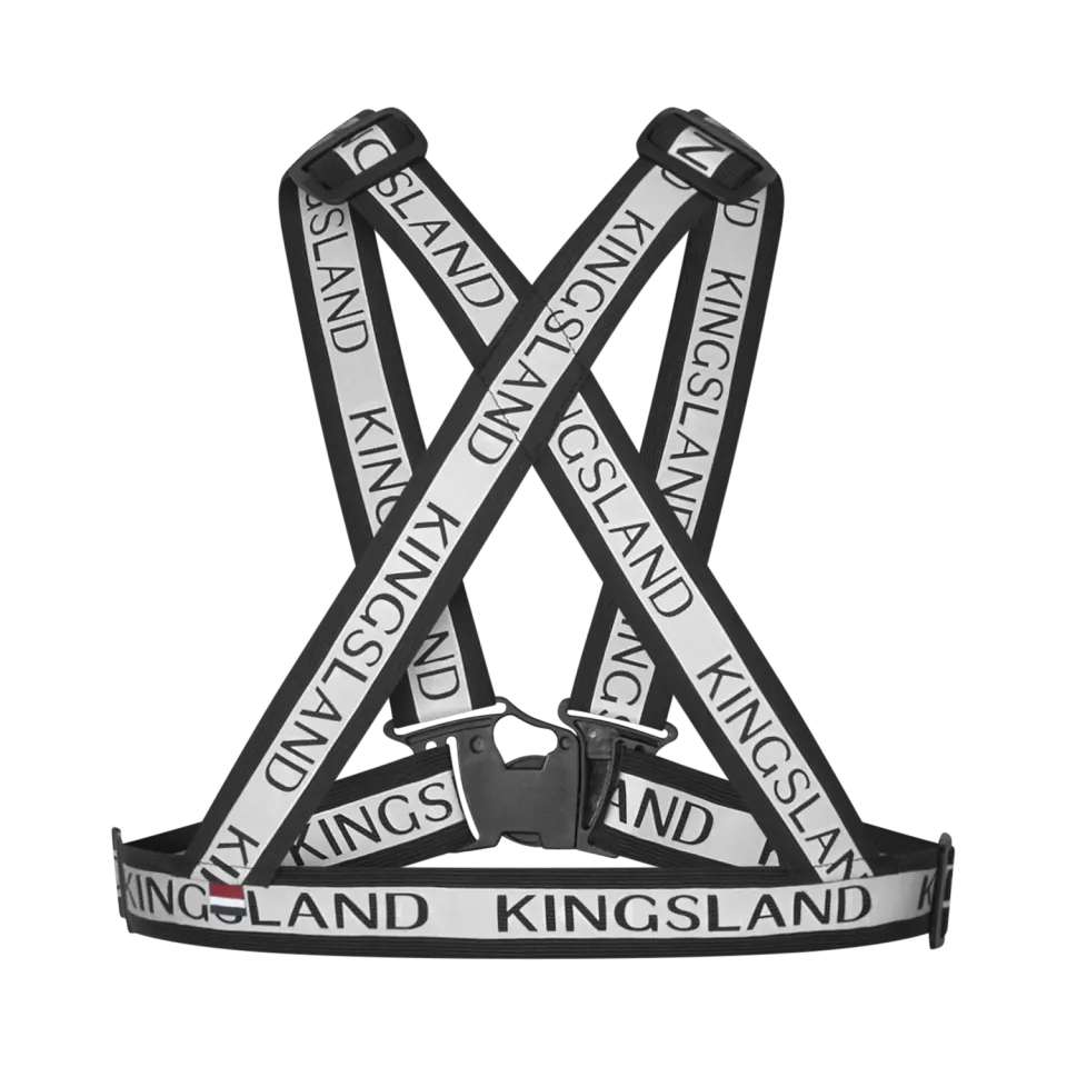 Kingsland Classic refleksvest sort onesize synlig