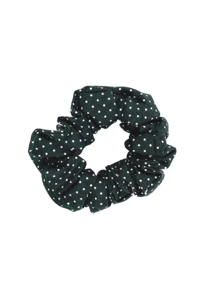 Racesafe Spotted Scrunchie hårelastik Navy prikket
