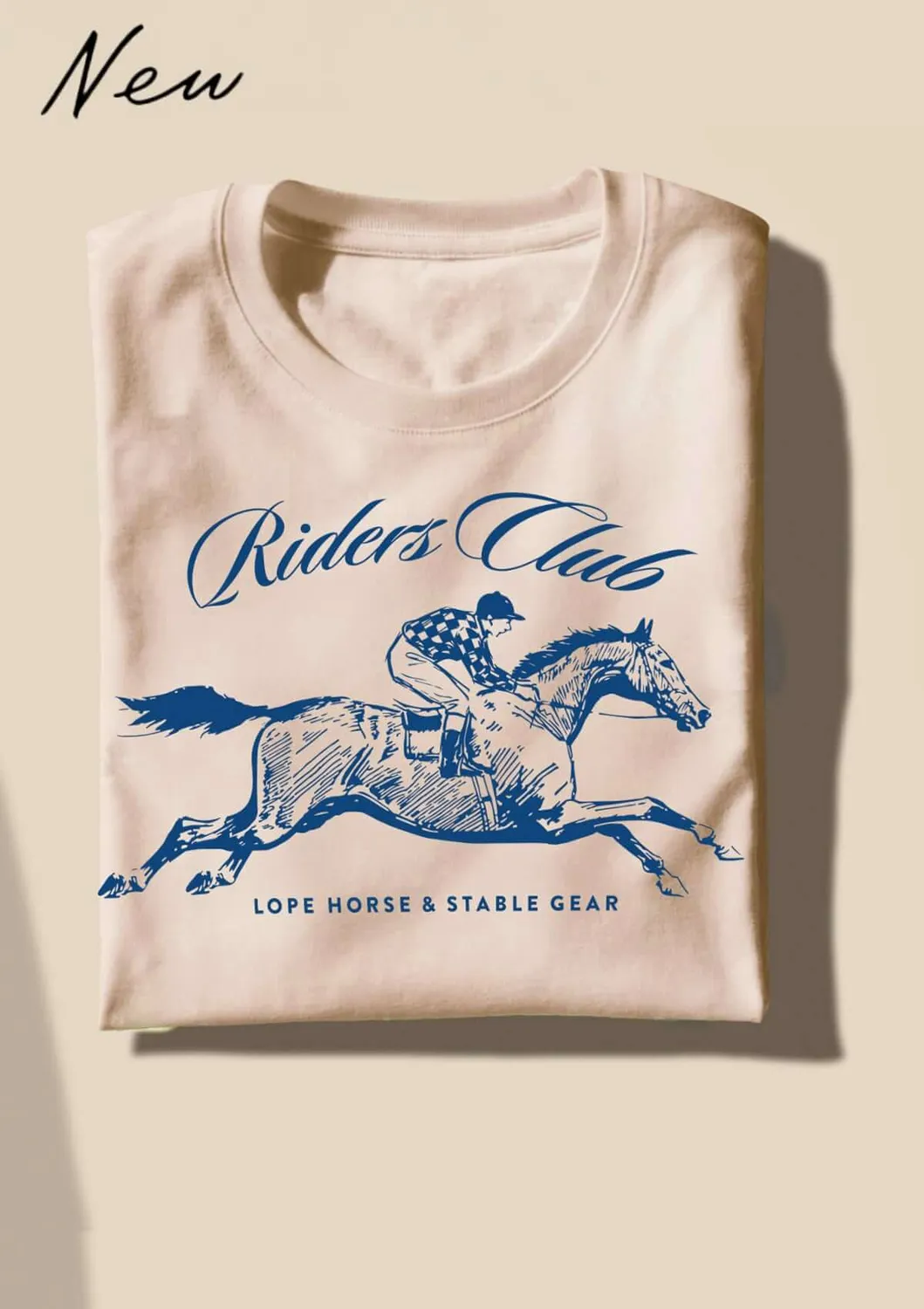 LOPE Riders Club Derby t-shirt lyserød M blød