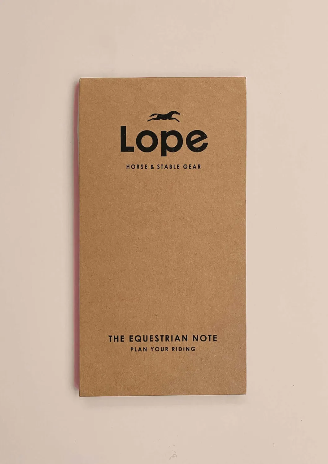 Lope Ridbaneblock notesblok ridebane 11x21 cm