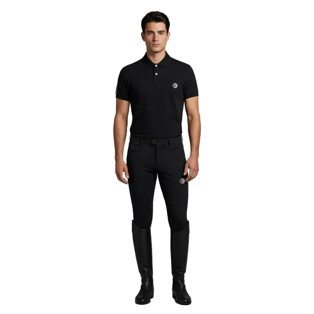 C2E Midtown Poloneck Pique poloshirt sort quickdry