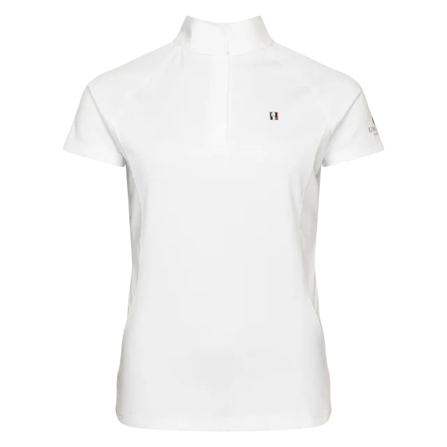 Kingsland Classic KLC-SS-352 stævnebluse Hvid – junior
