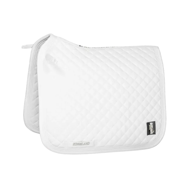 Kingsland Classic sadelunderlag dressur hvid quick-dry