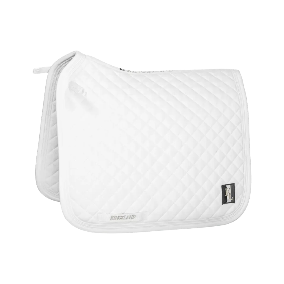 Kingsland Classic sadelunderlag dressur hvid quick-dry