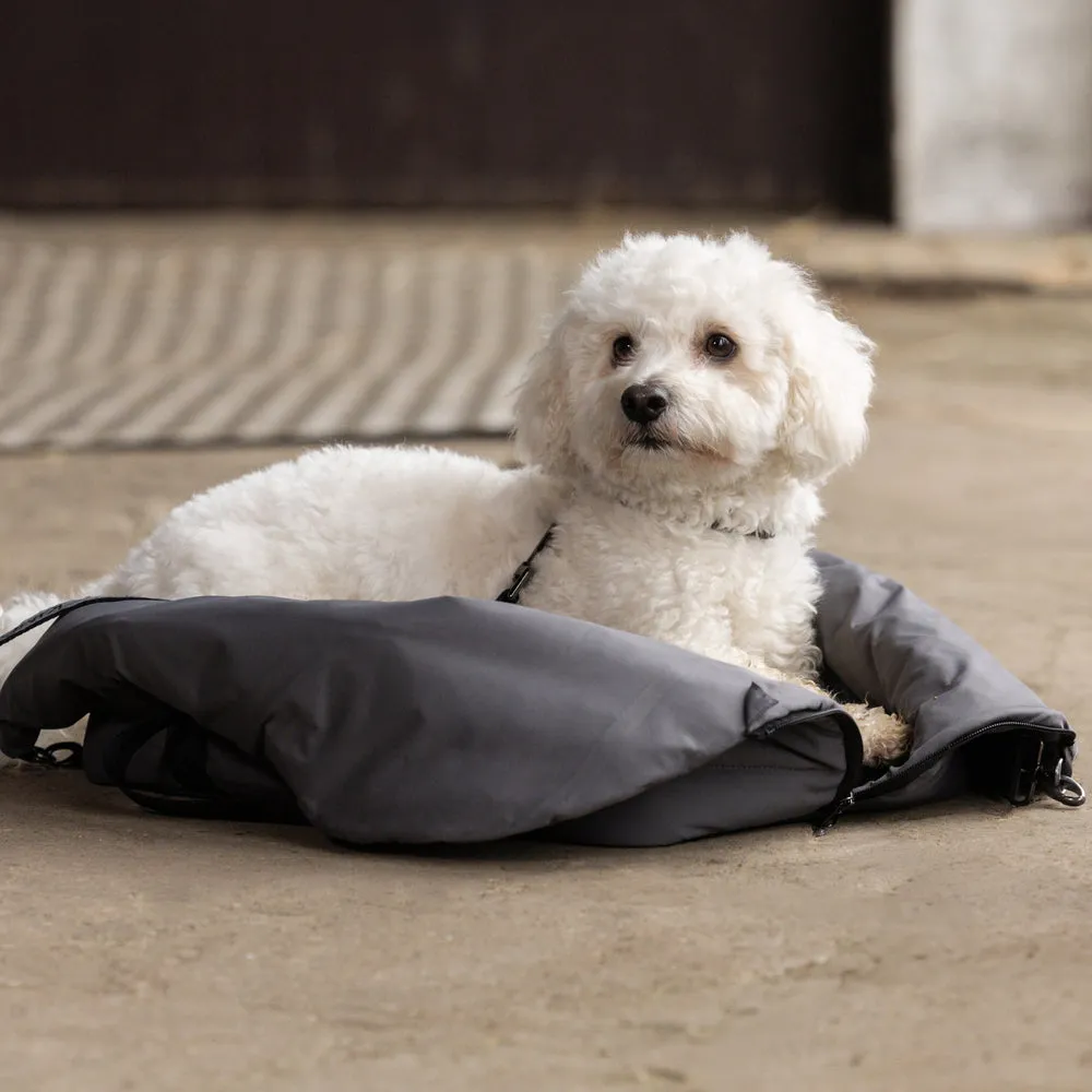 Kingsland KLMacey hundetaske med tæppe Grey Forged Iron isoleret