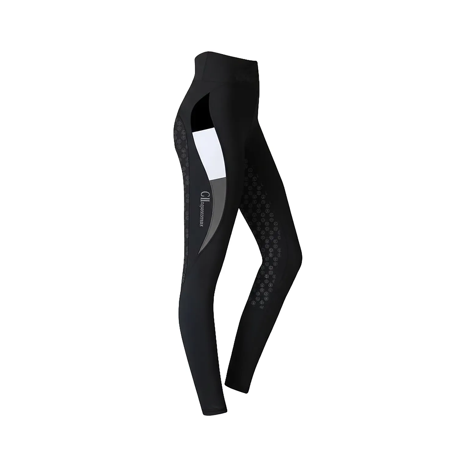 C2E Glendale ridetights dame sort kompression