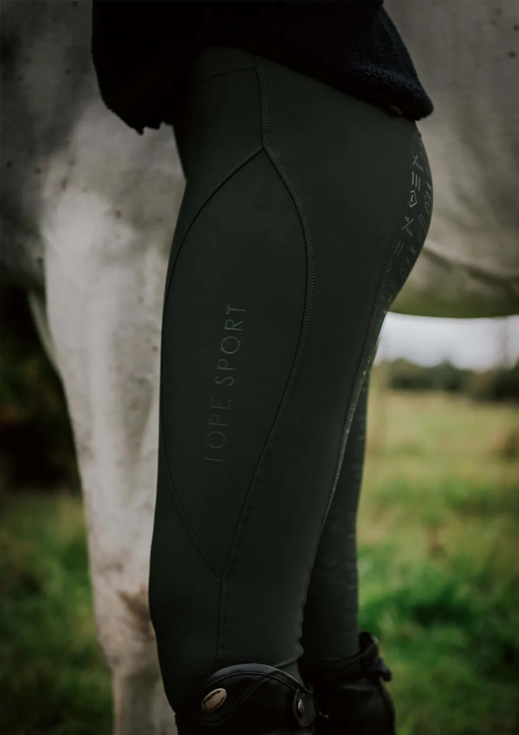 LOPE The Flow ridebukser full grip grøn rosé XS-XL