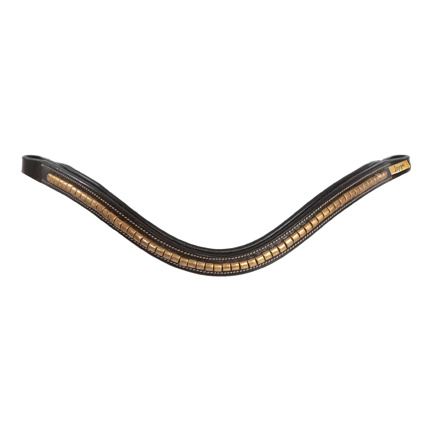 Källquist Lippo Basic Preston Fancy träns sort full messing