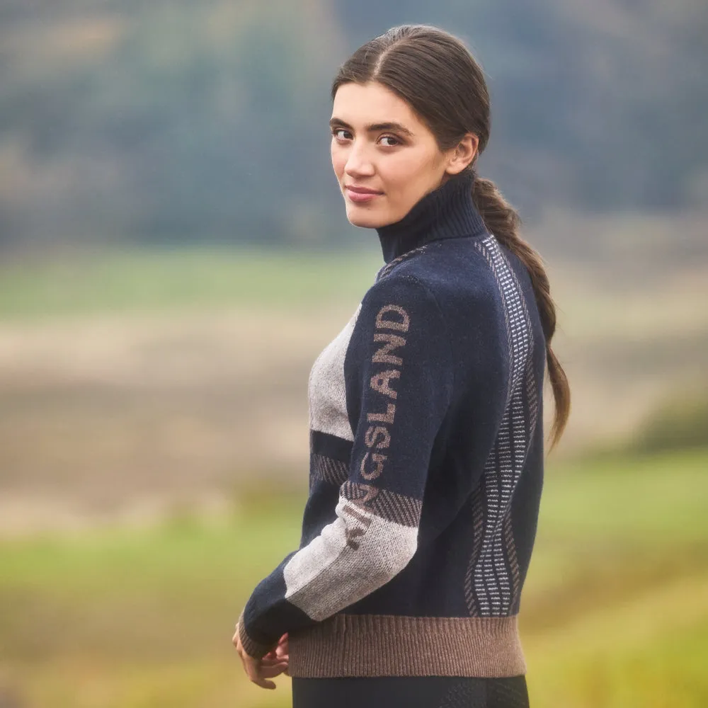 Kingsland KLArin rullekrave pullover navy uld