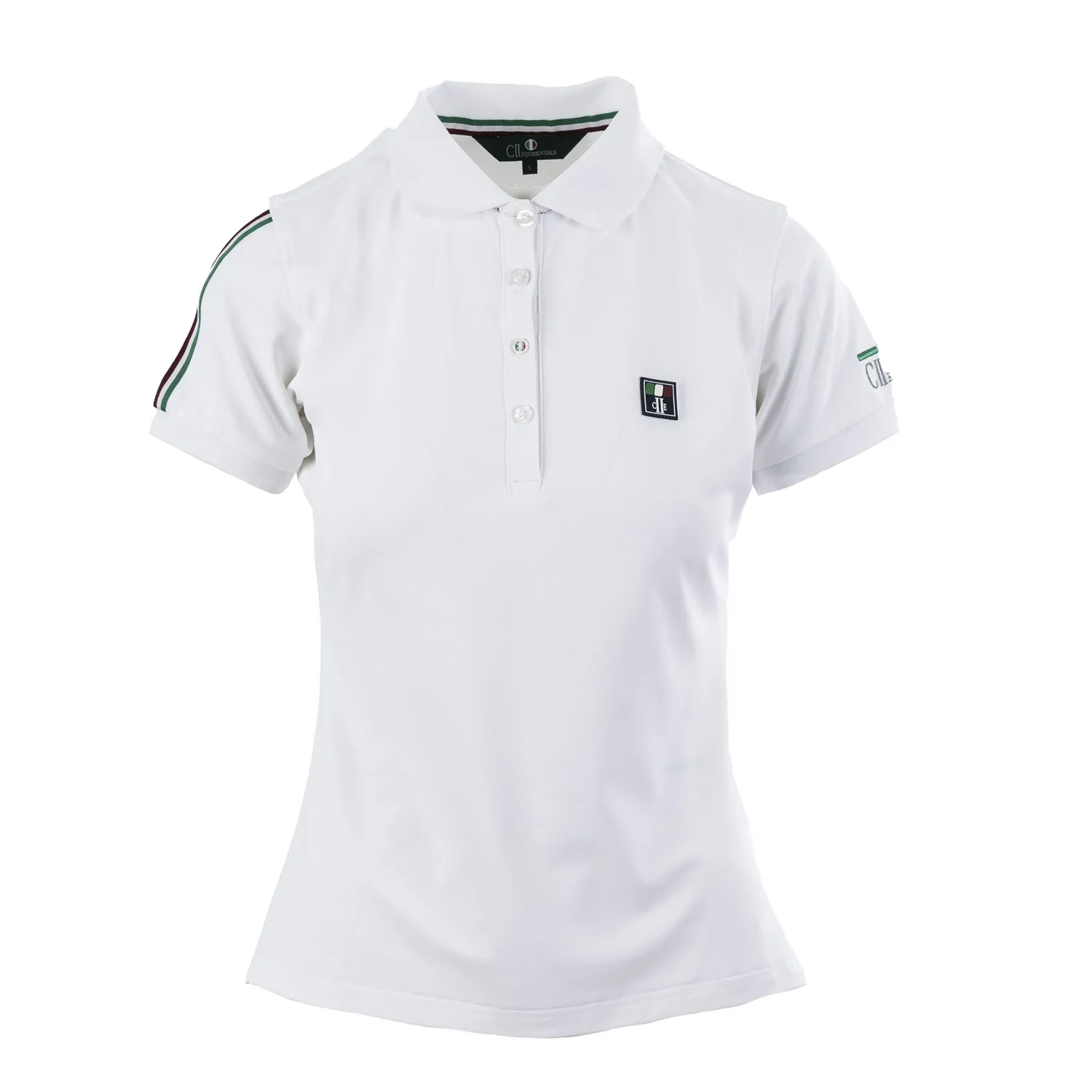 C2E Merced poloshirt hvid dame quickdry