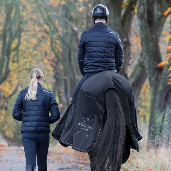 Kingsland KLMona fleecedækken Sort 155 cm åndbart