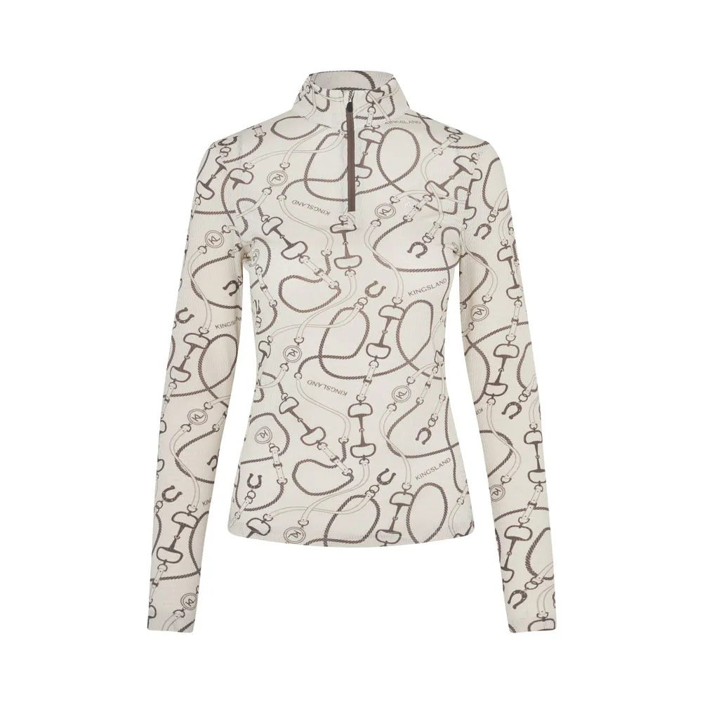 Kingsland KLLarissa træningst-shirt mesh grøn åndbar