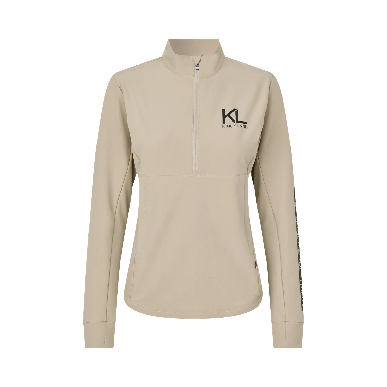 Kingsland KLNessa fleece anorak dame sort M blød